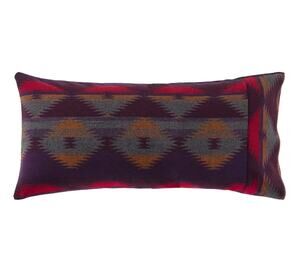 Paseo Road Gila Wool Blend Pillowcase 20x30 Standard Purple Aztec Southwestern